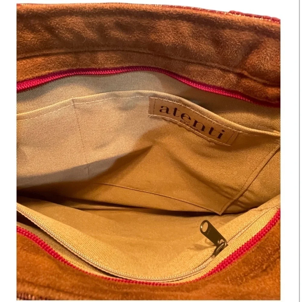 Atenti USA-Made Southwest Tapestry Crossbody Bag Bohemian - Southwestern Style - Picture 8 of 14